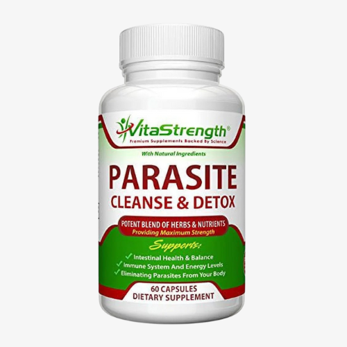 Intestinal Detox Capsules – Black Walnut, Wormwood & Herbal Blend for Parasite & Worm Cleanse, 60 Count