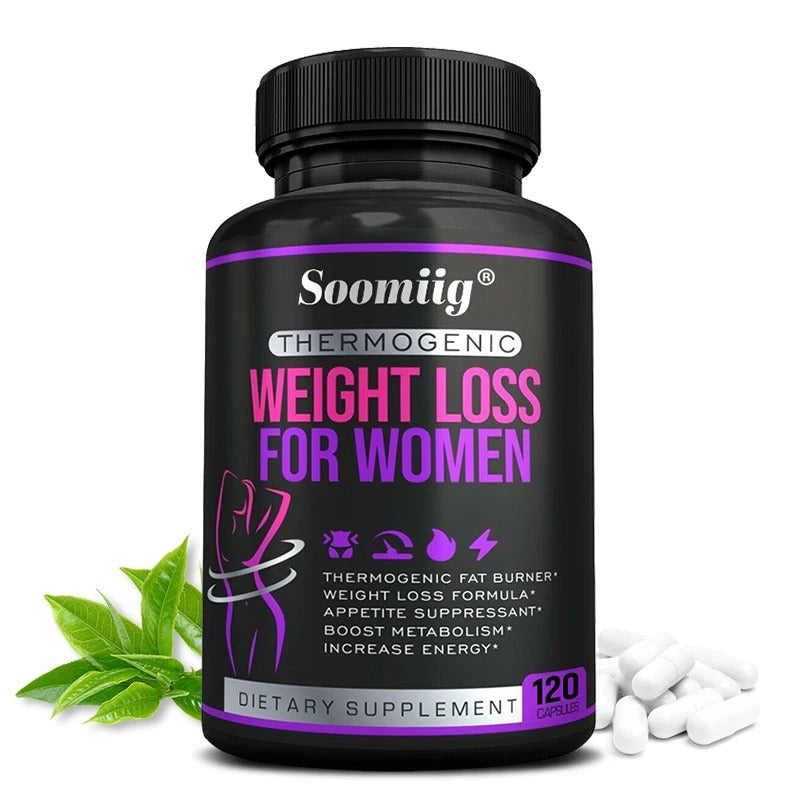 Thermogenic Fat Burner – Natural Appetite Suppressant, Metabolism & Weight Management Support, 120 Capsules