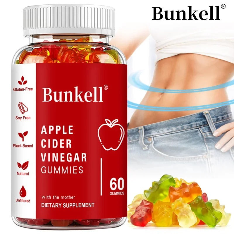 Apple Cider Vinegar Gummies Weight Management Digestion Immunity Vitamin B12 Gluten Free Non GMO