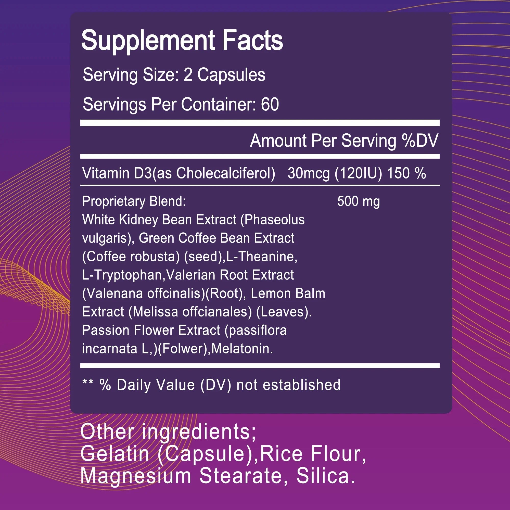 Nighttime Metabolism Capsules – Weight Management, Fat Burning & Metabolic Support, 120 Count