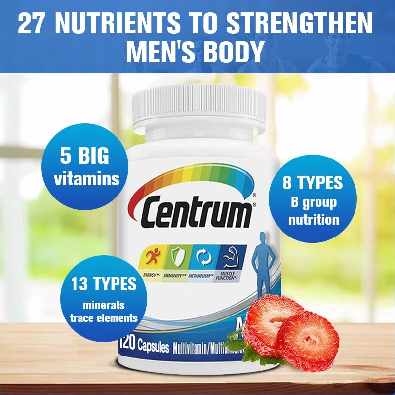 Centrum Multivitamin for Men Energy Muscle Immune Antioxidant Support