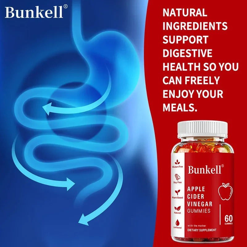 Apple Cider Vinegar Gummies Weight Management Digestion Immunity Vitamin B12 Gluten Free Non GMO
