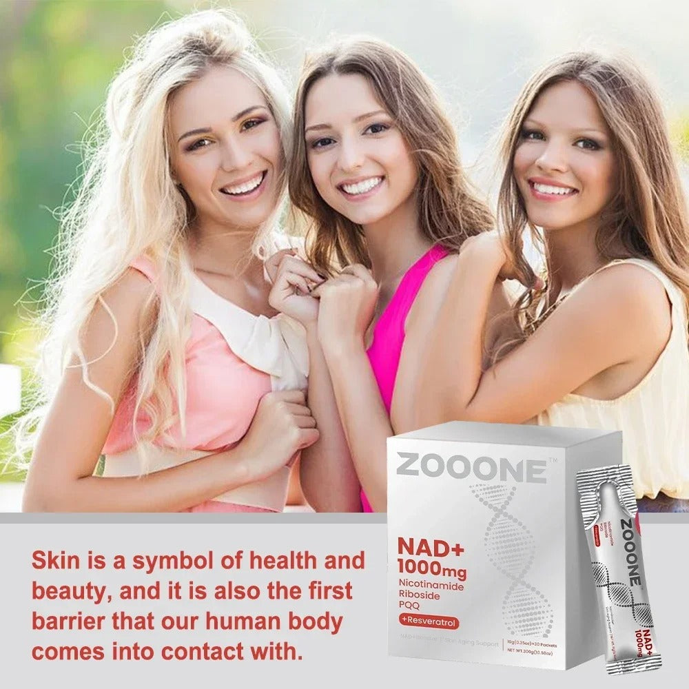 NAD+ Berry Drink Mix – 30 Packets for Energy, Focus & Anti-Aging