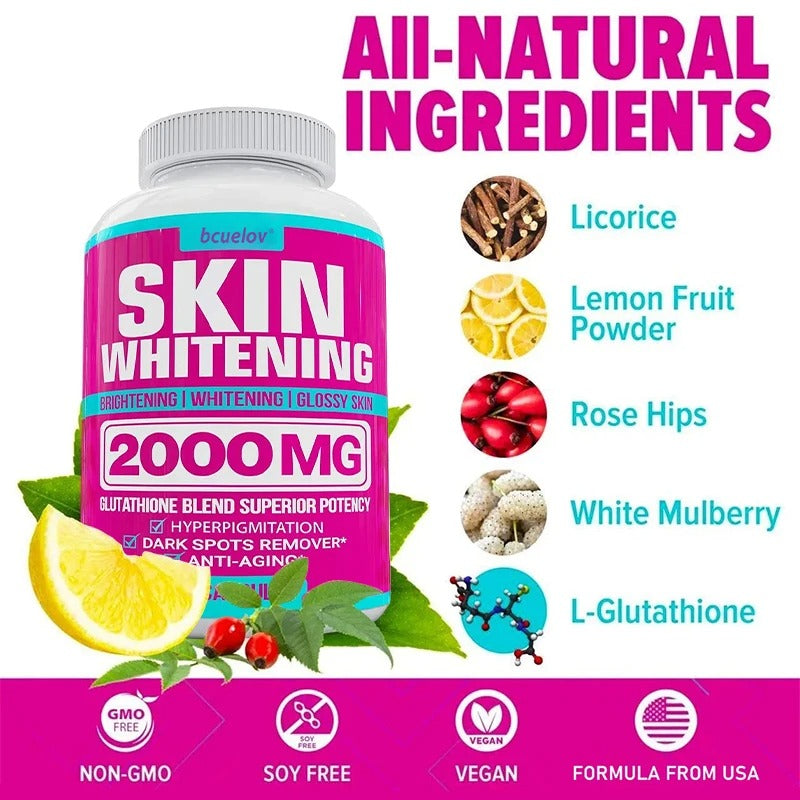 Glutathione Complex Capsules Antioxidant Skin Brightening Dark Spot Support