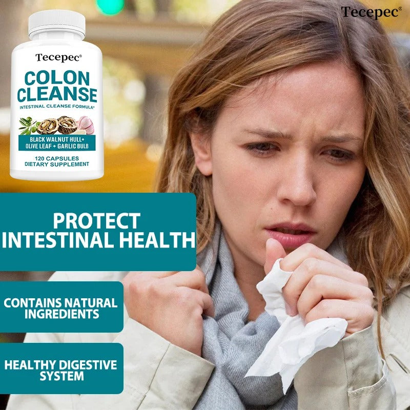 Colon Cleansing Capsules – Detox, Digestive Balance & Intestinal Health, Supports Metabolism