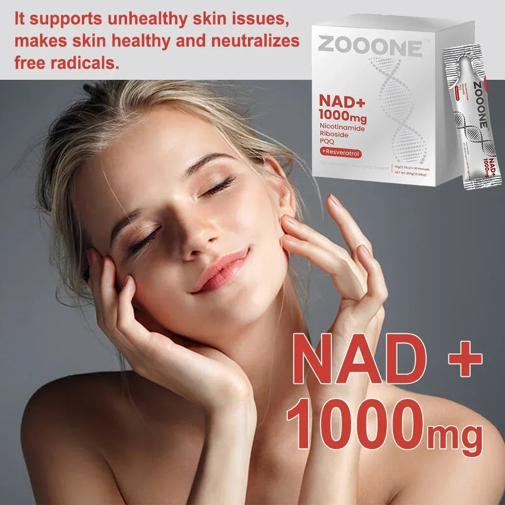 NAD+ Berry Drink Mix – 30 Packets for Energy, Focus & Anti-Aging