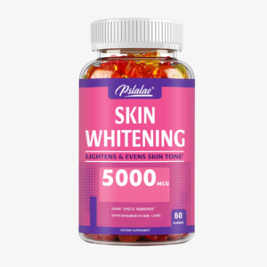 skin whitening brighten tone antioxidant anti aging 60 gummies