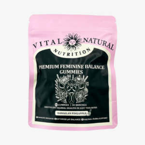 vital source feminine balance gummies hawaiian pineapple